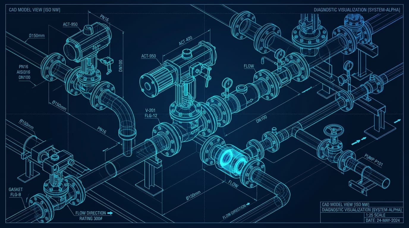 CAD Vana Teşhis ve Şematik